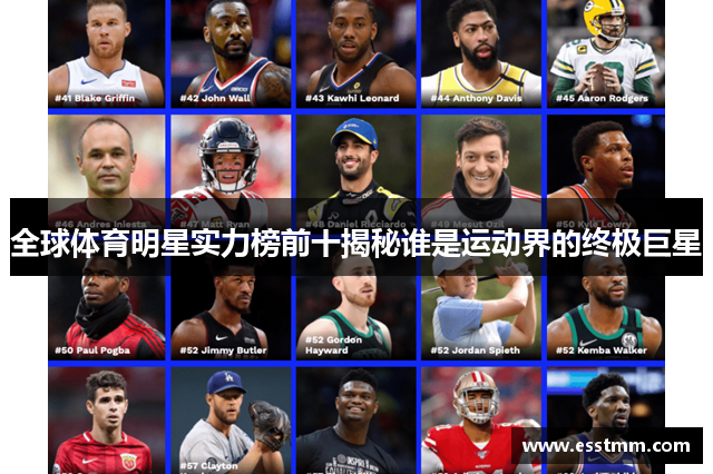全球体育明星实力榜前十揭秘谁是运动界的终极巨星